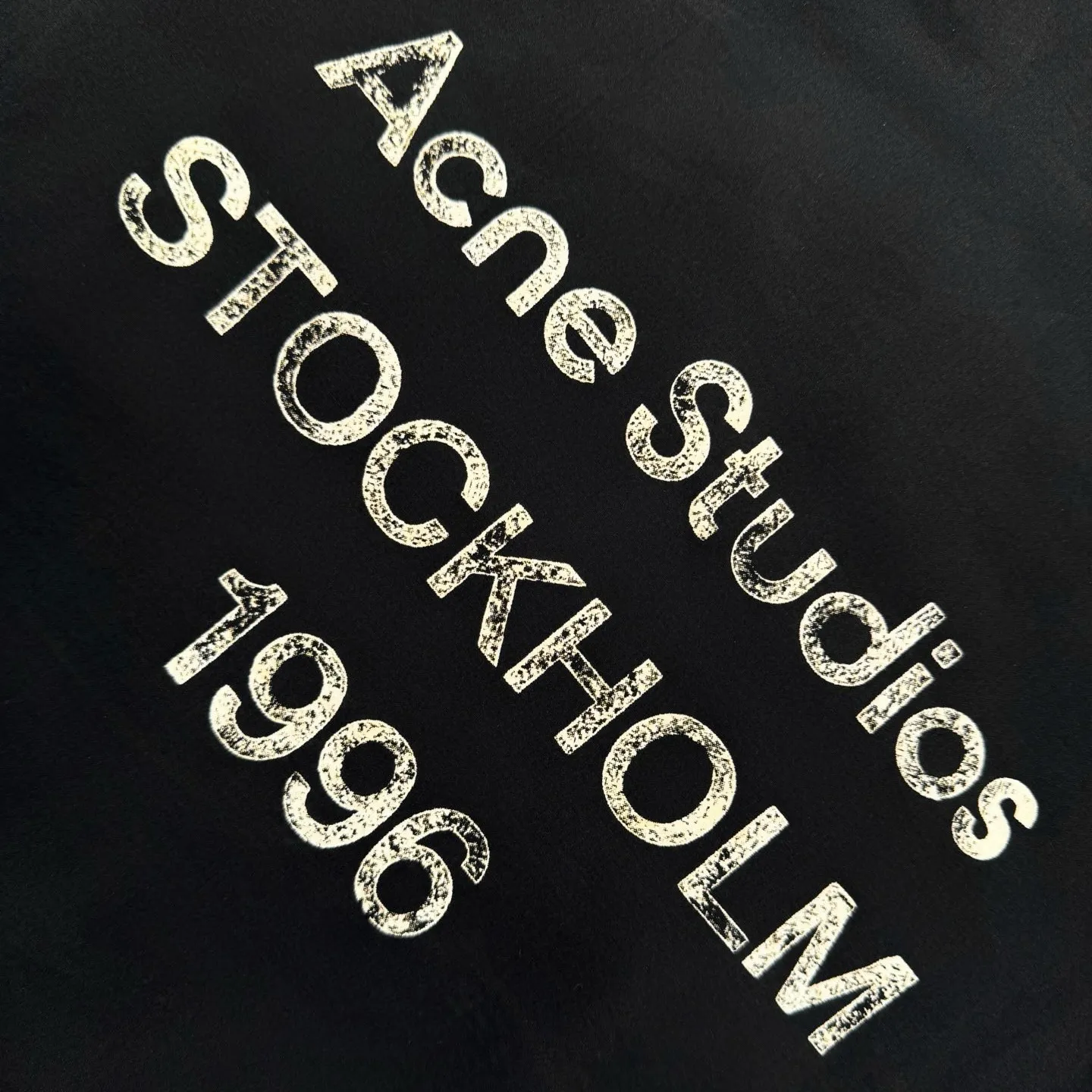 【 】 Acne Studios （Black） 6, ， Cream White Retro Acne Studios Retro 。 。 。 。 Size:42-44-46-48